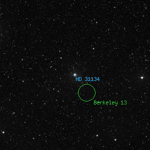 DSS image of HD 31134