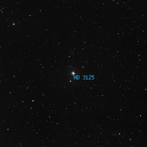 DSS image of HD 3125