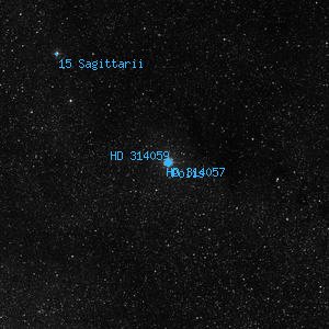 DSS image of HD 314057