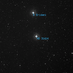 DSS image of HD 31414