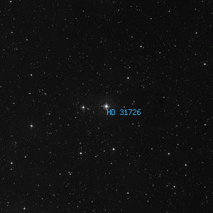 DSS image of HD 31726