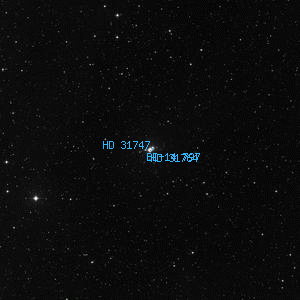 DSS image of HD 31764