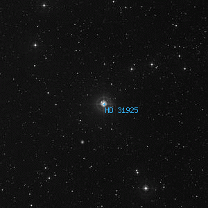 DSS image of HD 31925
