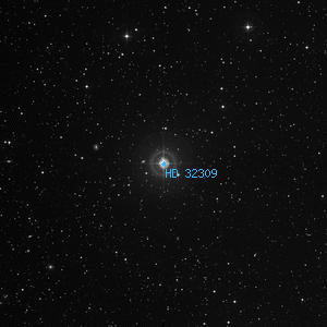 DSS image of HD 32309