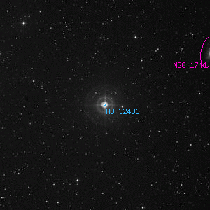 DSS image of HD 32436