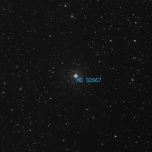 DSS image of HD 32667