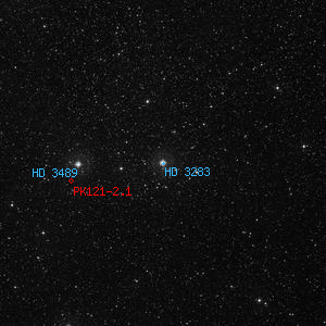 DSS image of HD 3283