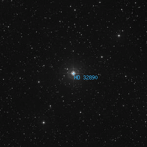 DSS image of HD 32890