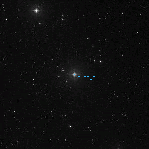DSS image of HD 3303