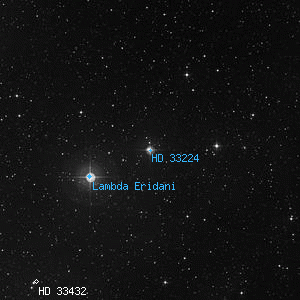 DSS image of HD 33224