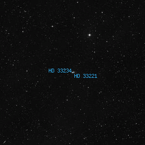 DSS image of HD 33234