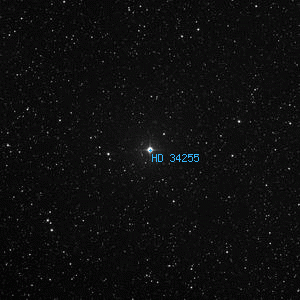 DSS image of HD 34255