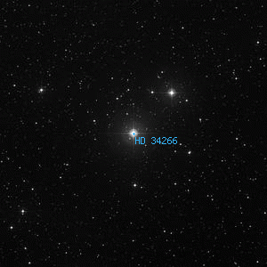DSS image of HD 34266