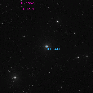 DSS image of HD 3443