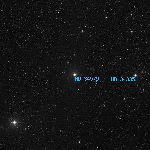 DSS image of HD 34579