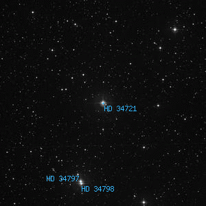 DSS image of HD 34721