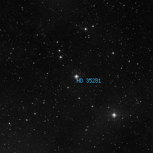 DSS image of HD 35281