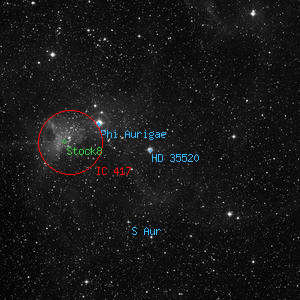 DSS image of HD 35520