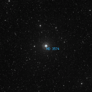 DSS image of HD 3574