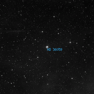 DSS image of HD 36059