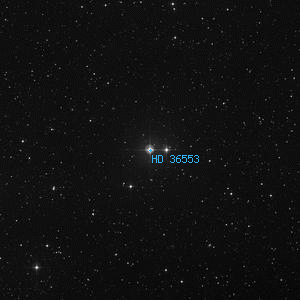 DSS image of HD 36553