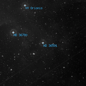 DSS image of HD 36591