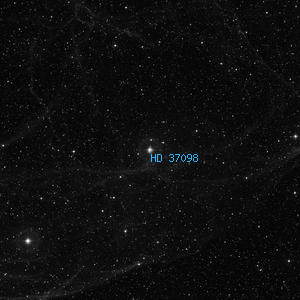 DSS image of HD 37098