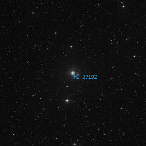DSS image of HD 37192