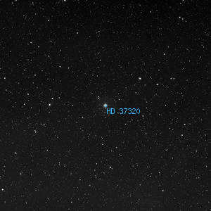 DSS image of HD 37320