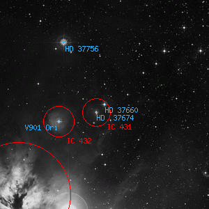 DSS image of HD 37660