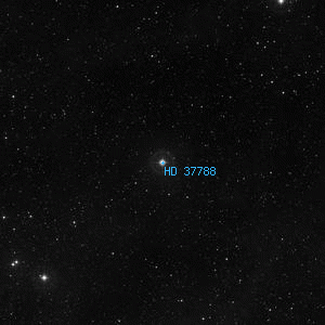 DSS image of HD 37788