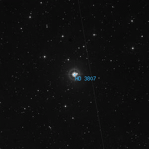 DSS image of HD 3807
