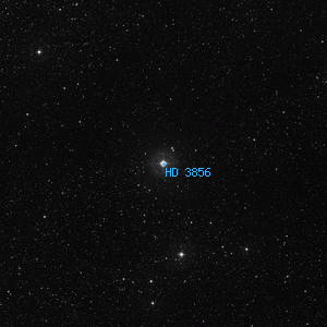 DSS image of HD 3856