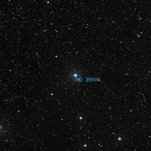 DSS image of HD 39004