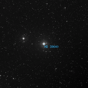 DSS image of HD 39640