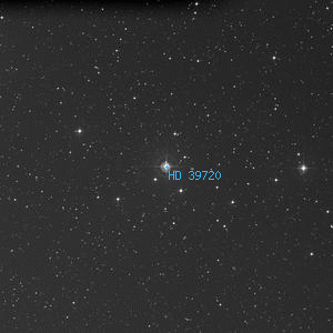 DSS image of HD 39720