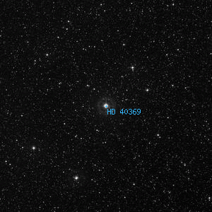 DSS image of HD 40369