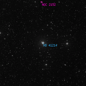 DSS image of HD 41214