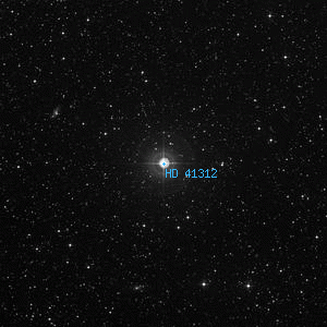 DSS image of HD 41312