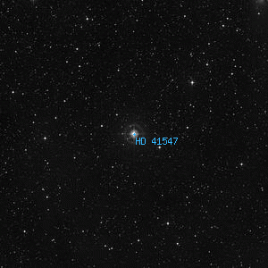 DSS image of HD 41547