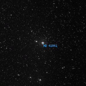 DSS image of HD 41841
