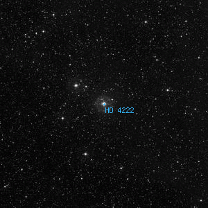 DSS image of HD 4222