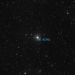 DSS image of HD 42341
