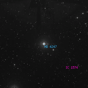 DSS image of HD 4247