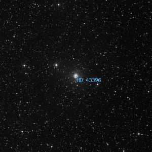 DSS image of HD 43396