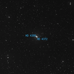 DSS image of HD 4372