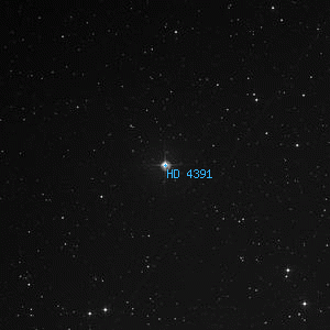 DSS image of HD 4391