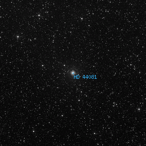 DSS image of HD 44081
