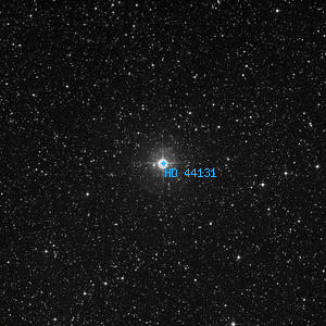 DSS image of HD 44131