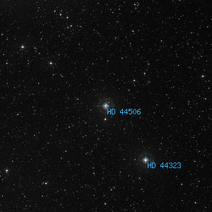 DSS image of HD 44506